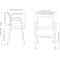 Lorell CHAIR, GUEST, MESH, BK LLR30953 - alternate 2